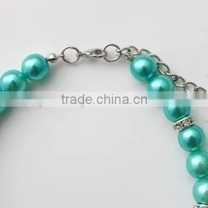 Customized Pearl Charms Pet Necklace Jewelry in Shenzhen thumbnail-6