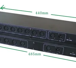 DMX 512 Lighting Splitter 8 Channels thumbnail-1