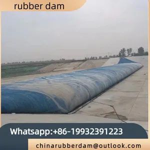 Inflatable Water Filled Rubber Dam Pillow Type Water Retaining Dam Steel Wire Skeleton Structure Air Shield Dam Construction Convenience thumbnail-2