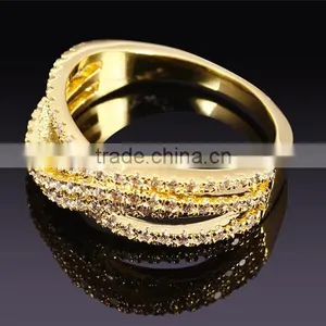 Newest Trend Cubic Zirconia Fine CZ Stones Wholesale Jewelry Setting Wedding Ring thumbnail-4
