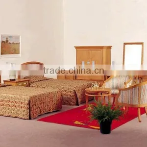 Simple Style Beech Wood Hotel Bedroom Furniture-PFG001 thumbnail-1