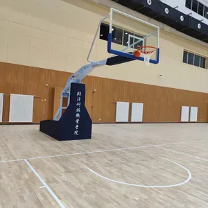 Professional Movable Height Adjustable Foldable Basketball Hoop Basketball Training System Basketball Stand thumbnail-1