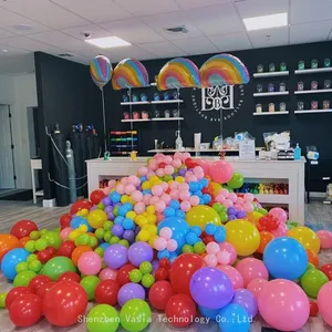 Factory Direct Pastel Rainbow Balloon Sets - 60-120 Pcs, Macaron Colors, Preferred by Wedding Planners thumbnail-3