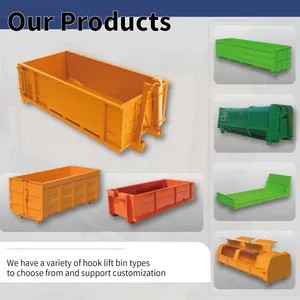 BOLI Scrap Bins Farm Waste Treatment Machinery Truck Dumpster Container Hook Lift thumbnail-3