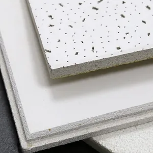 595x595mm Ceiling Tile Armstrong Ceiling Factory Acoustic Mineral Wool Panel thumbnail-2