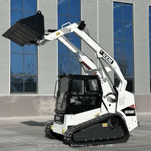 2025 Hot Sale Chinese Construction Machine HZM SK1000 Mini/small Skid Track Loader High Flow thumbnail-5