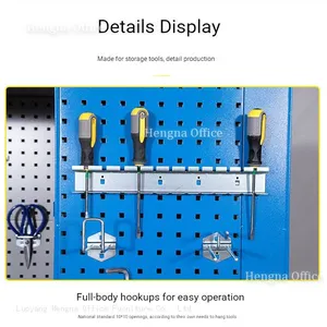 Secure Lockable Tool Cabinet | With Pegboard and Hooks | for Construction Site and Laboratory Use in New York thumbnail-5