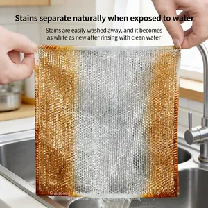 Multi Purpose Metal Wire Dish Cleaning Cloth Dish Washer thumbnail-2