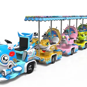 Kiddies Ridding Amusement Carnival Train thumbnail-1