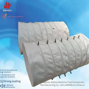 Canvas Telescopic Cloth Bag, Wear-resistant, for Dry Ash and Cement Tanker Unloading Telescopic Joint, Telescopic Cloth Bag for Cement Bulk Loader thumbnail-3