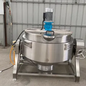 Jacket Cooking Mixing Pot by Steam or Gas Heating10 thumbnail-6