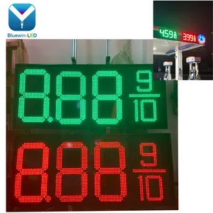 24 Inch 88.88 8.889/10 LED Gas Price Sign Gas Station LED Display Screen Gas Price Changer thumbnail-3