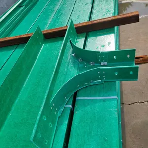Waterproof UV-Resistant FRP Cable Tray for Outdoor Electrical Cable Management thumbnail-2