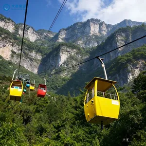 Aerial Steel Cable Car Ropeway Solution for Urban Passenger Transport City Mobility and Hillside Areas Outdoor Cableway thumbnail-3