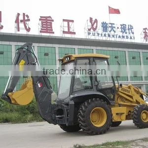 CE Approved Lawn Tractor Backhoe Loader for Sale XD850 Made in China thumbnail-1