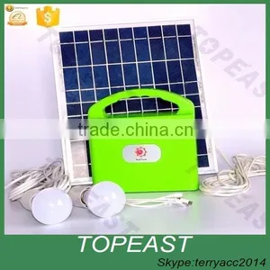 High Quality Solar Charging DC USB Phone Panel Kit Led Light Fan Power 10W thumbnail-2