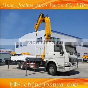 2014 SINOTRUCK 6X4 Howo Tippers Dump Truck With Crane thumbnail-1