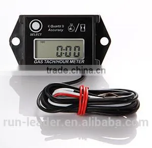 Digital Inductive Waterproof Tiny Tach Hour Meter Tachometer Used For Motocross Dirt Bike Boat Marine Generator thumbnail-1