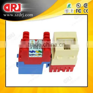With Different Colors Cat5e UTP RJ45 Keystone Jack thumbnail-1