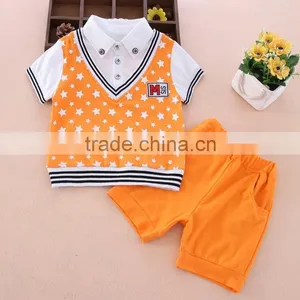 2015 Toddlers Clothing Summer Children Gentleman Boy 2Pcs Sets thumbnail-3