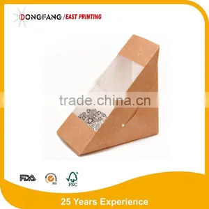 New Paper Sandwich Packgingbox Manufacturer Cheap Paper Sandwich Box thumbnail-5