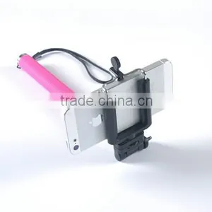 2015 Newest Colorful Wireless Monopod Selfie Stick With Bluetooth Shutter Button thumbnail-3