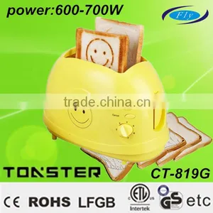 2014 New Design.2 Slice Logo Toaster CT-819G.Different Models Selection thumbnail-1