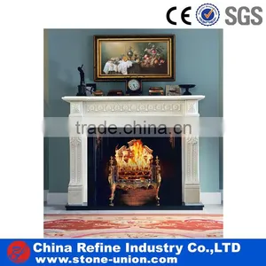 Golden Freestanding Fireplace thumbnail-4