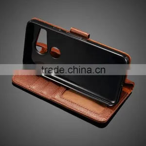 MMT Litchi Grain With Buckle PU Leather Wallet Case With Card Slot Case With PC Back Cover For Google 5X MT-4927 thumbnail-6