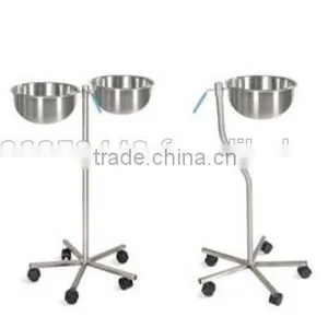OEM Hospital Furniture Manufacturers Stainless Steel Bowl Stand , Autopsy Table , IV Serum Rod thumbnail-1