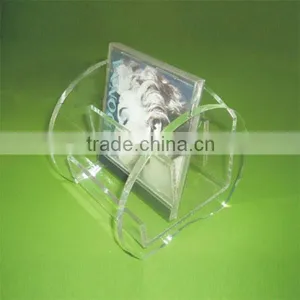 Promotional Gift Rotating Plastic Photo Cube Frame thumbnail-1