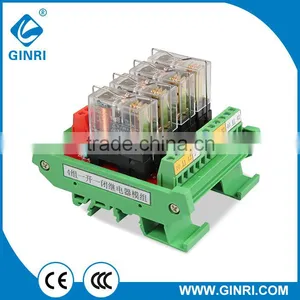 JR-4L1/4 Channel SPDT OMRON Relay Module (PLC Output Amplified Board) thumbnail-1