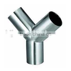 Sanitary Fitting Stainless Steel U/Y Tee Pipe Fitting For Tube Fittings thumbnail-3