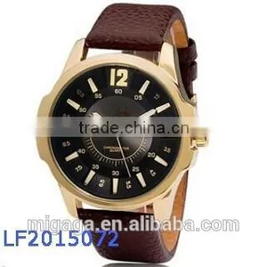 New Fashion Men's Watches Sport Men Quartz Watch With Leather Strap thumbnail-1