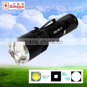 GOREAD Y37 High Bright T6 LED Focusable Dimming 1000lum High Power Flashlight thumbnail-1
