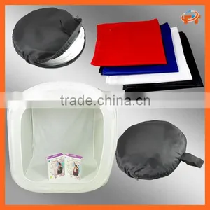 Flexible 80*80CM Photo Studio Shooting Tent Light Softbox Cube Box Kit + 4 Backdrops Quality Choice thumbnail-1