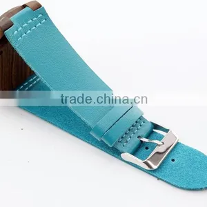 Newest Ebony Wood Wristwatches Blue Causal Watch Genuine Leather Wooden Fasion Watches for Men Women Best Gifts With Gift Box thumbnail-6