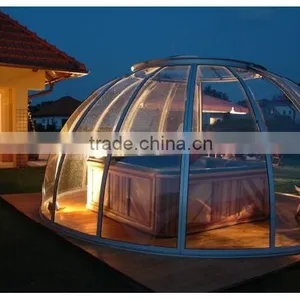 50 Mircon UV Coated Plastic Polycarbonate Sheet For Swim Pool Cover thumbnail-2