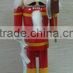 Santa Claus Wooden Nutcracker for Christmas Decoration thumbnail-2