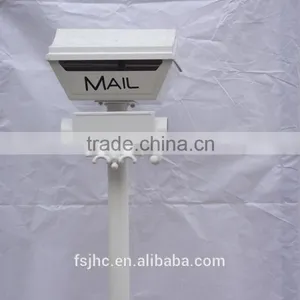 Foshan JHC-1024B Post Mounted Aluminum Mailbox/Durable Decorative Letterbox/Outdoor Lockable Standing Postbox For Garden thumbnail-4