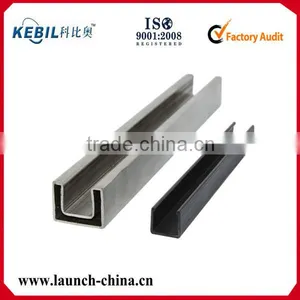 Stainless Steel Mini Top Rail for Glass Balcony Railing Designs thumbnail-1