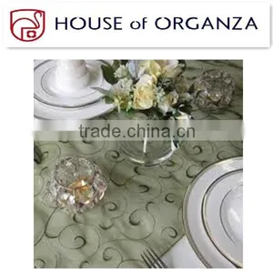 Beaded Decorative Tissue Shimmer Table Covers /cloth thumbnail-1
