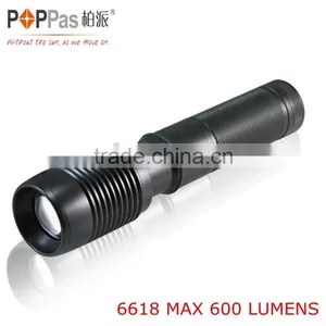 POPPAS 6618 USB Power Bank Rechargeable Led Flashlight thumbnail-1