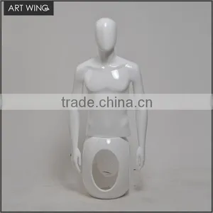 Half Body Male Foam Torso Mannequin With Stand on Sale thumbnail-4