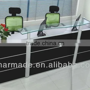 2012 New Design Stylish QQ318 Style Reception Desk Office Furniture thumbnail-1