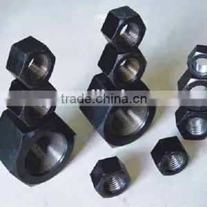 Black Hex Nuts DIN934 Fastener Low Carbon Steel 4.8 thumbnail-4