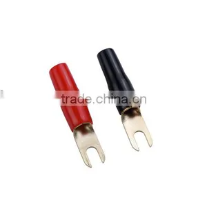 8 GA Spade Terminal(Cable Terminal, Terminal Connector) With Sleeve thumbnail-1