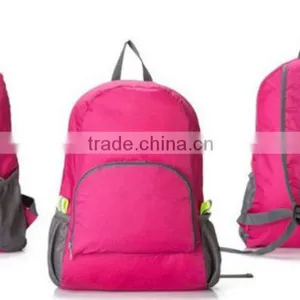2016 New Design Polyester Lightweight Foldable Backpack thumbnail-5