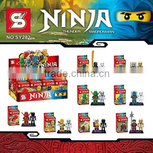 SY282 Ninjago 8pcs Jay Cole Lloyd Kai Nya Zane Building Block Sets thumbnail-1