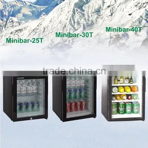 No Freon Absorption Glass Door Mini Bar Fridge 30 Liter Quality Choice thumbnail-4